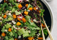 BUTTERNUT SQUASH SALAD WITH REDIFARMS ARUGULA AND REDIFARMS ROUXAI